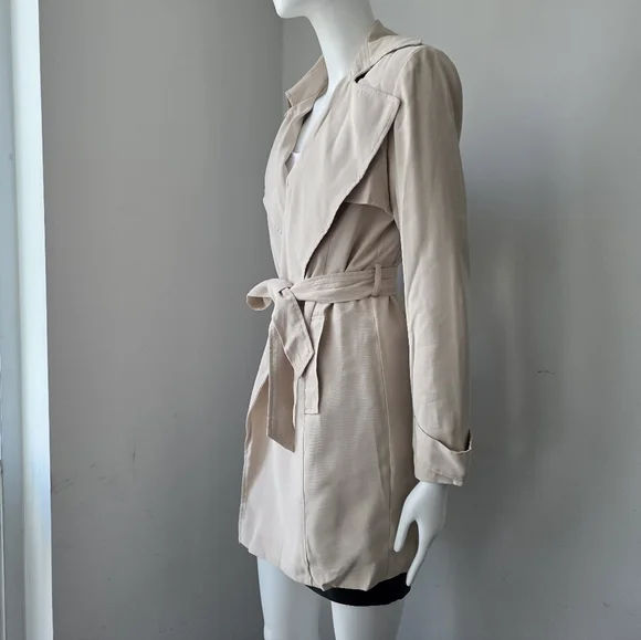 NWT Banana Republic Khaki Women's Trench Coat XS - Picture 3 of 11